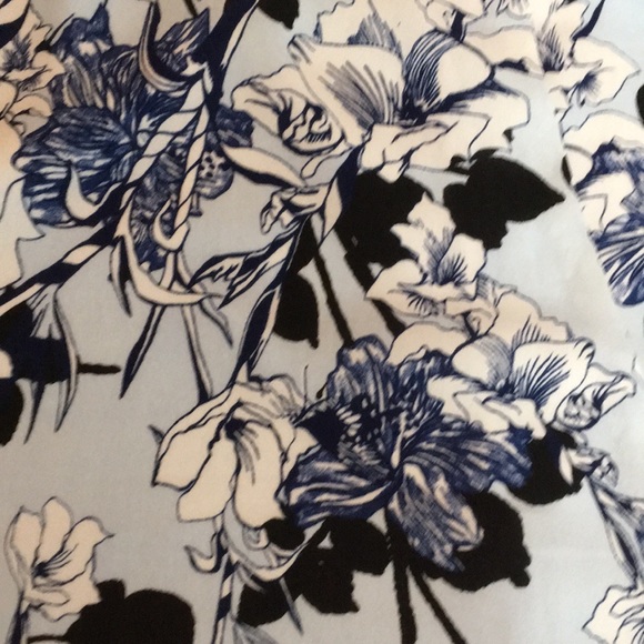 Express floral strapless dress - Picture 2 of 6